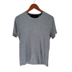 Banana Republic Tee Crewneck T-Shirt Blue White Pinstripes Size Small